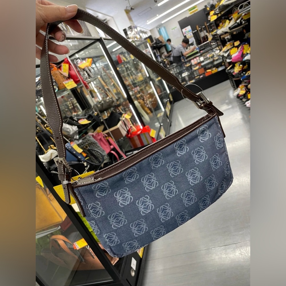 Authentic Vintage LOEWE Denim Shoulder BAG